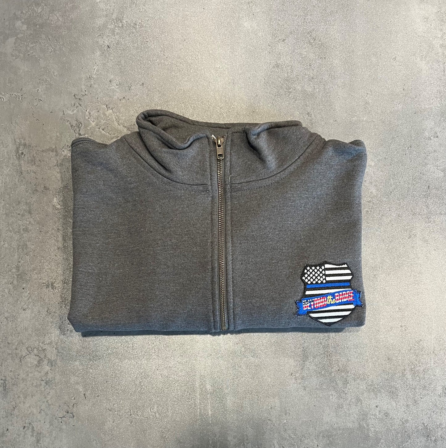 Quarter Zip Cadet Collar Pullover